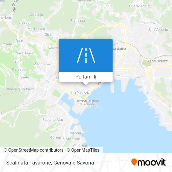 Mappa Scalinata Tavarone