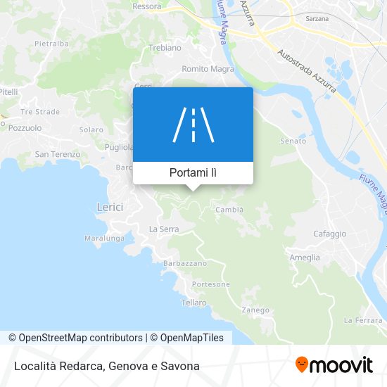 Mappa Località Redarca