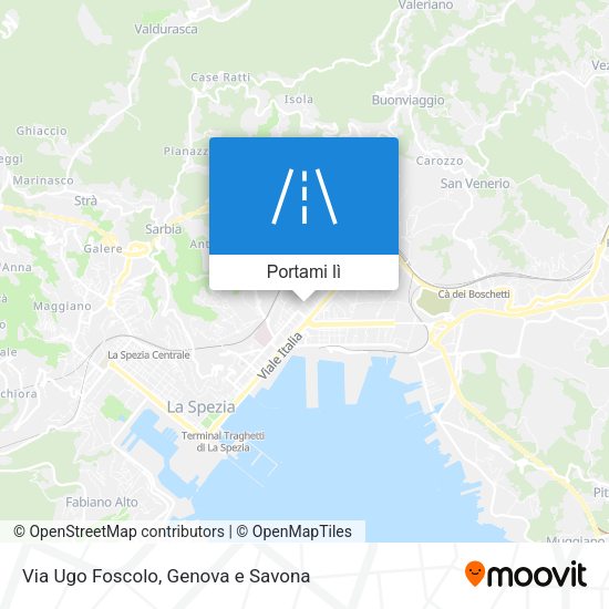 Mappa Via Ugo Foscolo