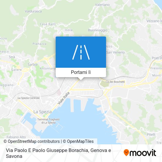 Mappa Via Paolo E Paolo Giuseppe Borachia
