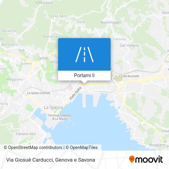Mappa Via Giosuè Carducci