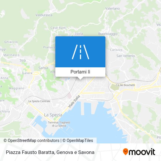 Mappa Piazza Fausto Baratta
