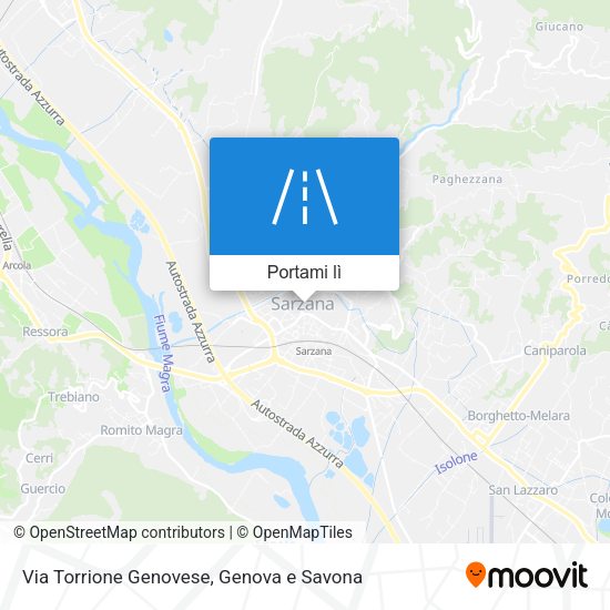 Mappa Via Torrione Genovese