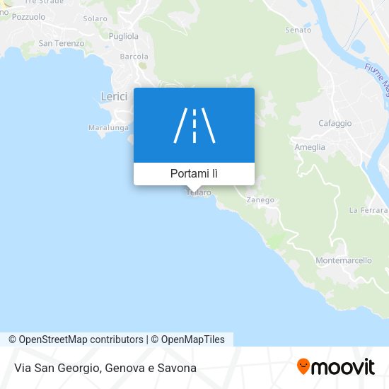 Mappa Via San Georgio