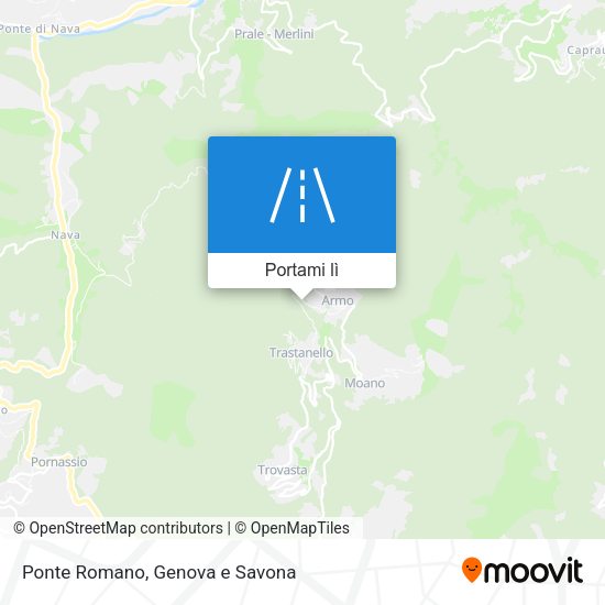 Mappa Ponte Romano