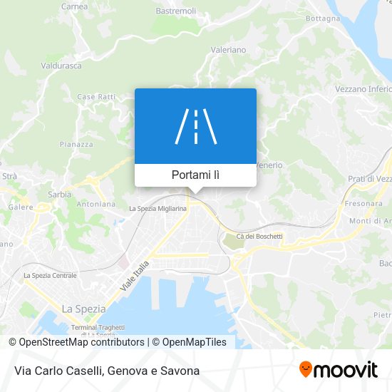 Mappa Via Carlo Caselli