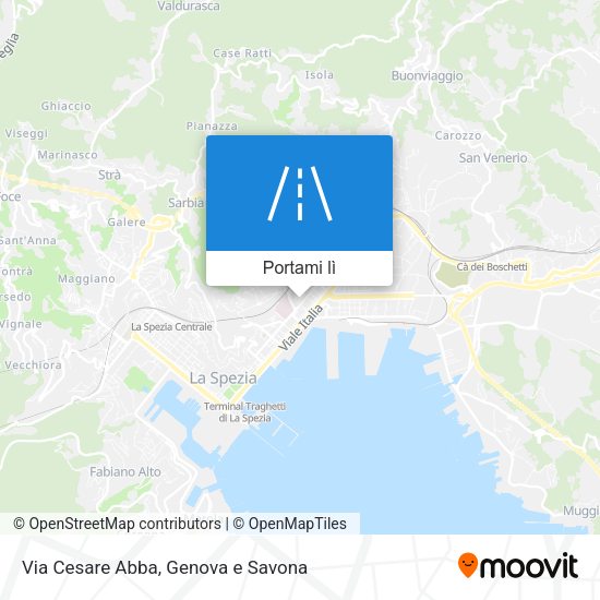 Mappa Via Cesare Abba