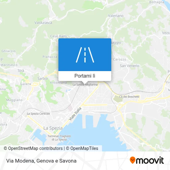 Mappa Via Modena