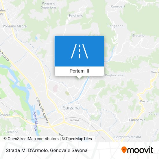 Mappa Strada M. D'Armolo