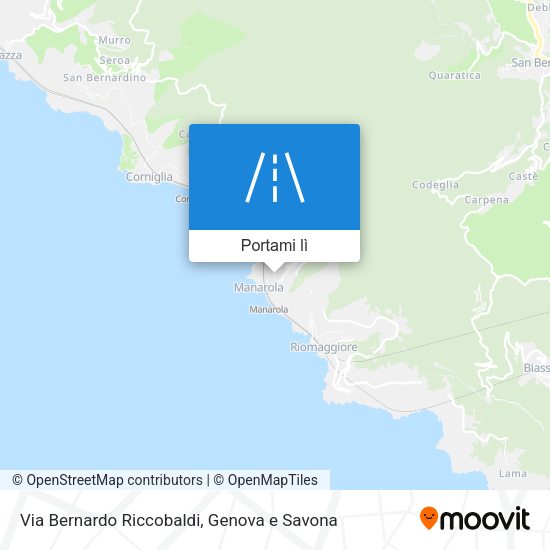 Mappa Via Bernardo Riccobaldi