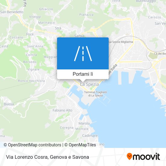 Mappa Via Lorenzo Cosra