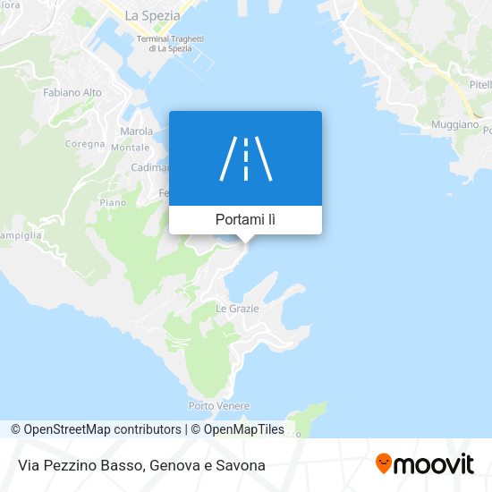 Mappa Via Pezzino Basso