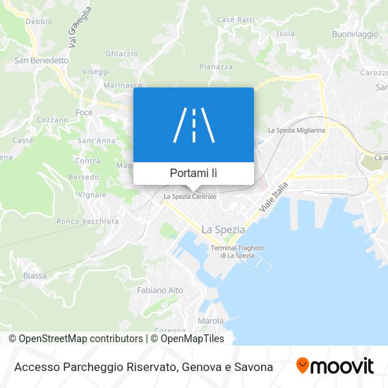 Mappa Accesso Parcheggio Riservato