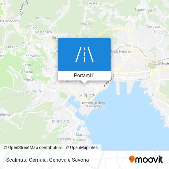 Mappa Scalinata Cernaia