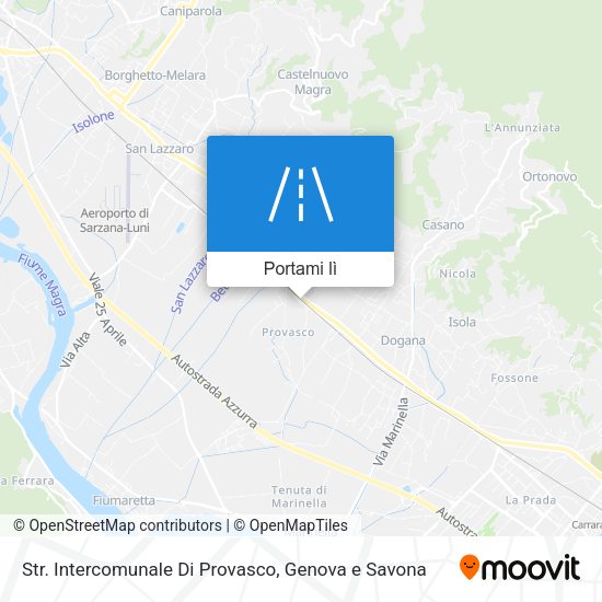 Mappa Str. Intercomunale Di Provasco