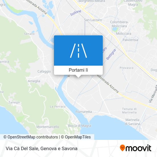 Mappa Via Cà Del Sale