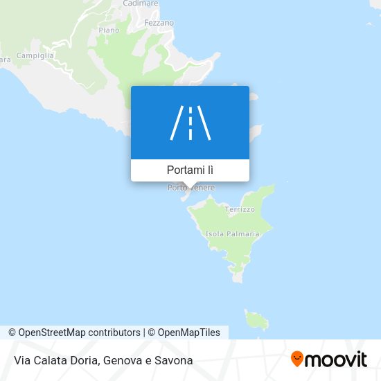 Mappa Via Calata Doria