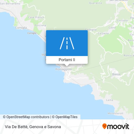Mappa Via De Battè