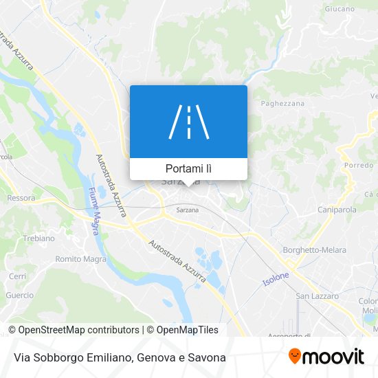 Mappa Via Sobborgo Emiliano