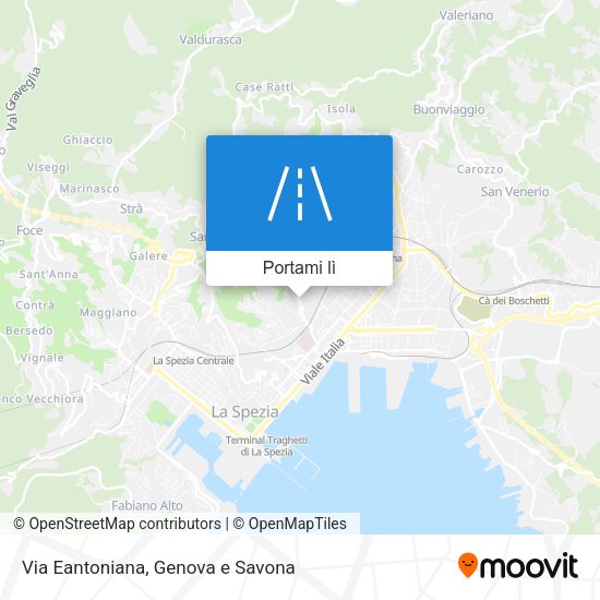 Mappa Via Eantoniana