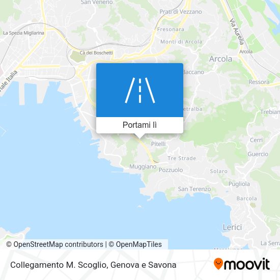 Mappa Collegamento M. Scoglio