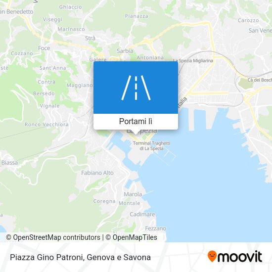 Mappa Piazza Gino Patroni