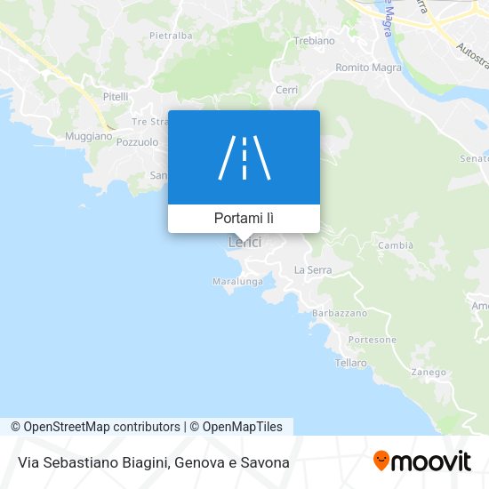 Mappa Via Sebastiano Biagini