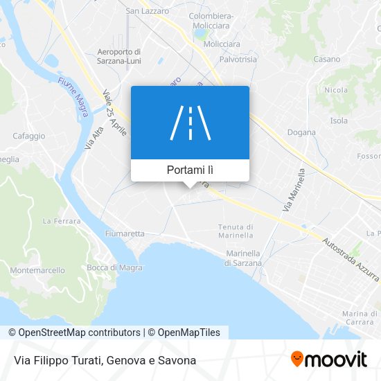 Mappa Via Filippo Turati