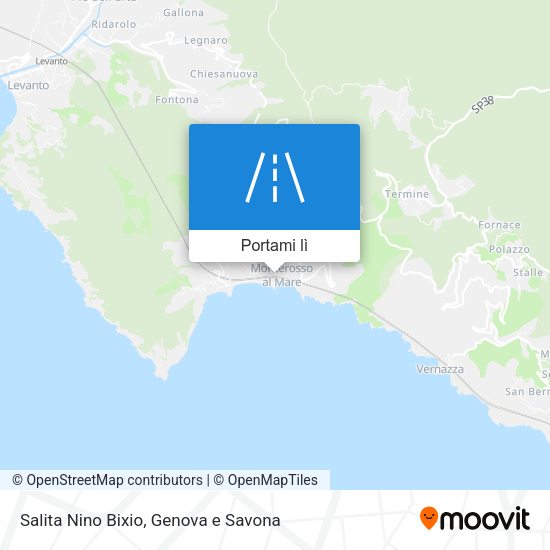 Mappa Salita Nino Bixio