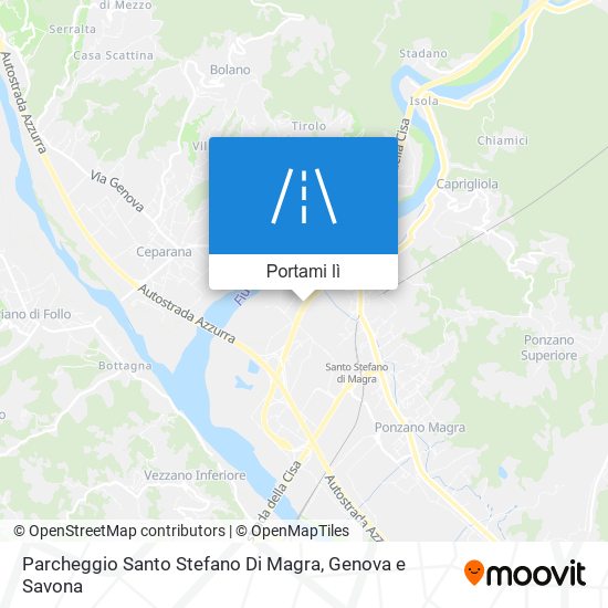 Mappa Parcheggio Santo Stefano Di Magra