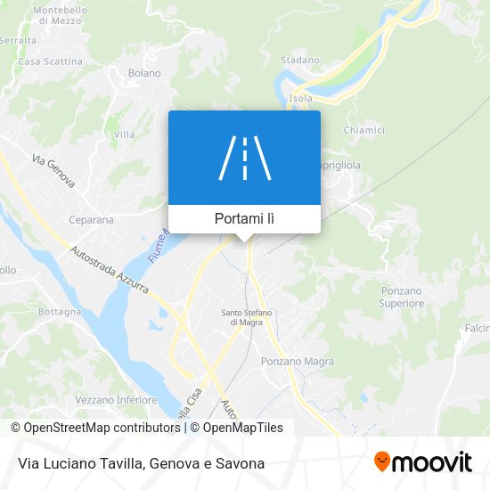 Mappa Via Luciano Tavilla