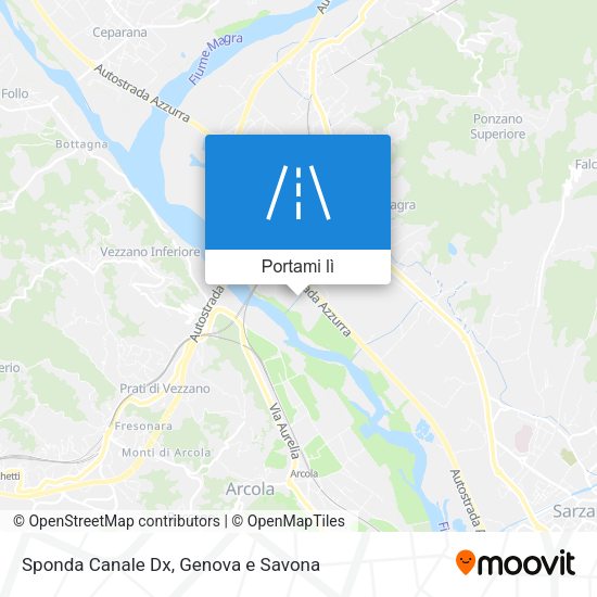 Mappa Sponda Canale Dx