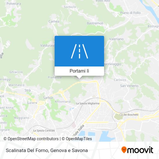 Mappa Scalinata Del Forno