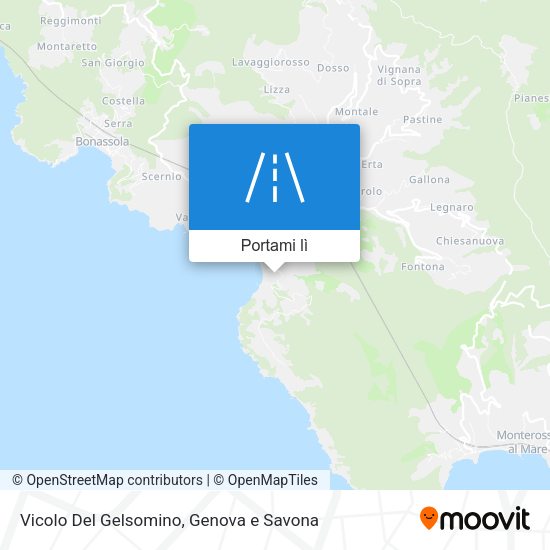 Mappa Vicolo Del Gelsomino