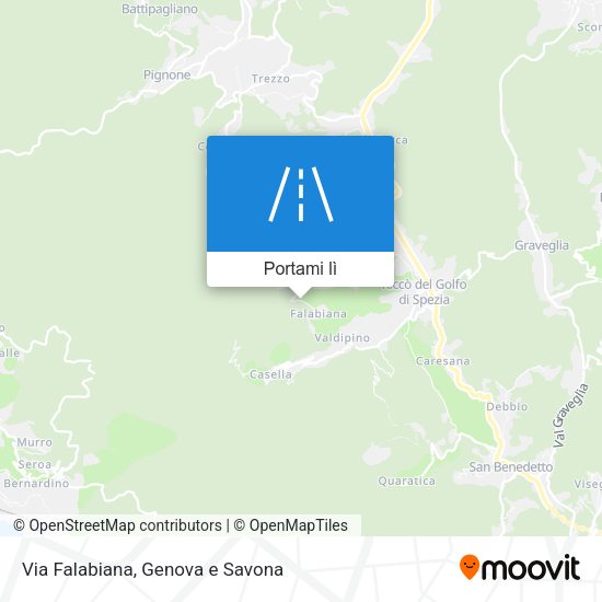 Mappa Via Falabiana