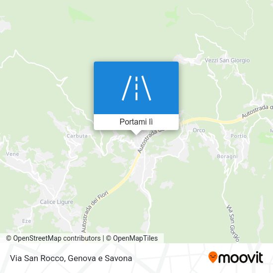 Mappa Via San Rocco