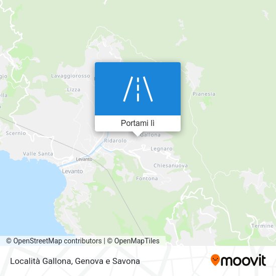 Mappa Località Gallona