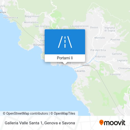 Mappa Galleria Valle Santa 1