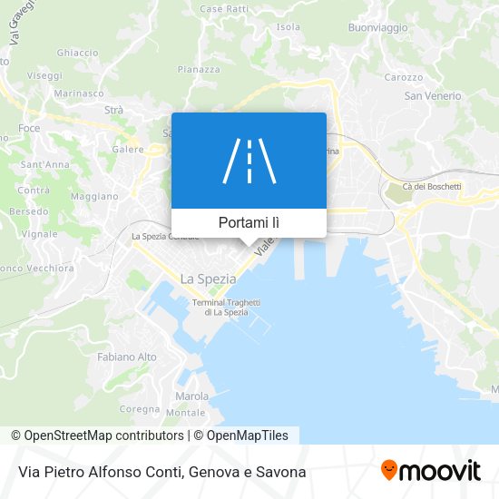 Mappa Via Pietro Alfonso Conti