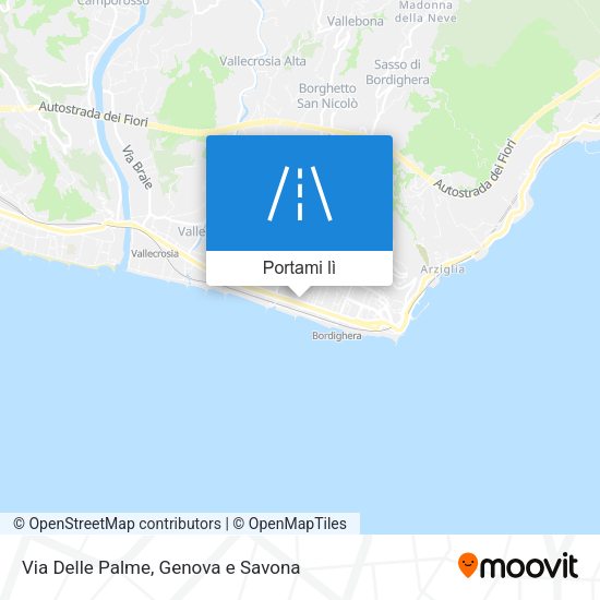 Mappa Via Delle Palme