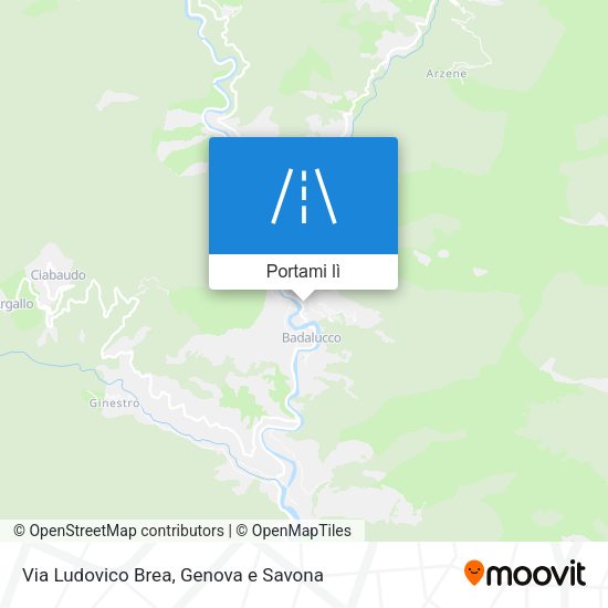 Mappa Via Ludovico Brea