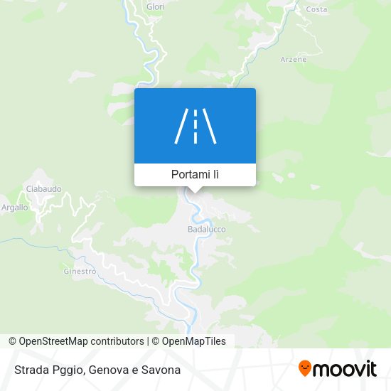 Mappa Strada Pggio
