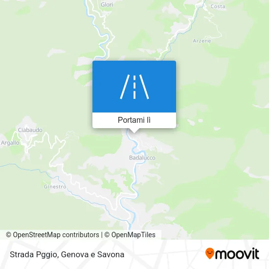 Mappa Strada Pggio