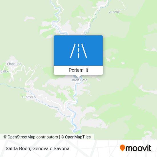 Mappa Salita Boeri