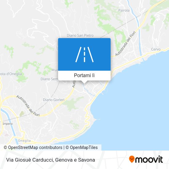 Mappa Via Giosuè Carducci
