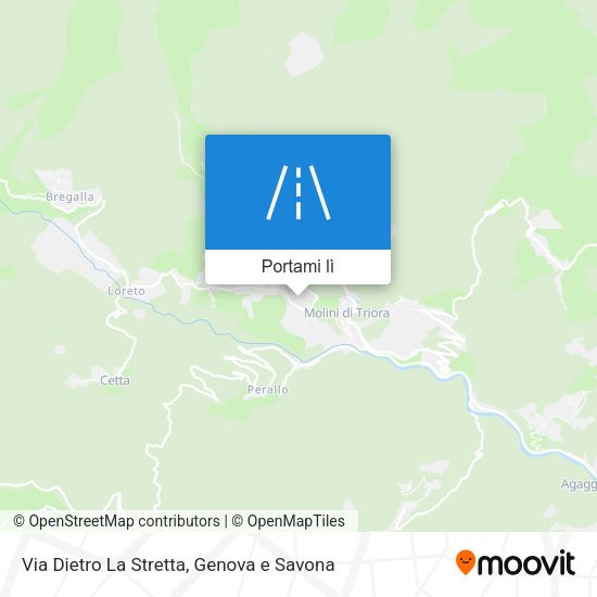 Mappa Via Dietro La Stretta