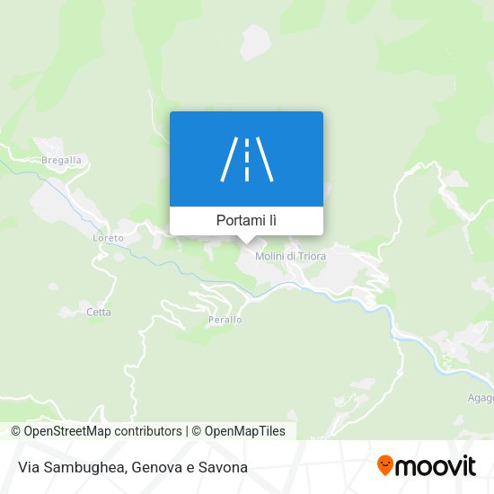 Mappa Via Sambughea