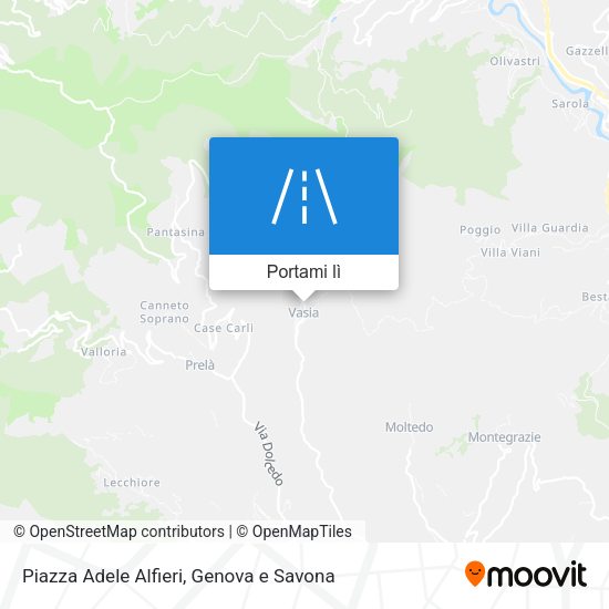 Mappa Piazza Adele Alfieri