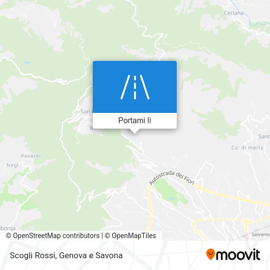 Mappa Scogli Rossi