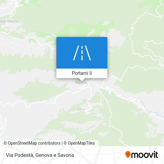Mappa Via Podestà